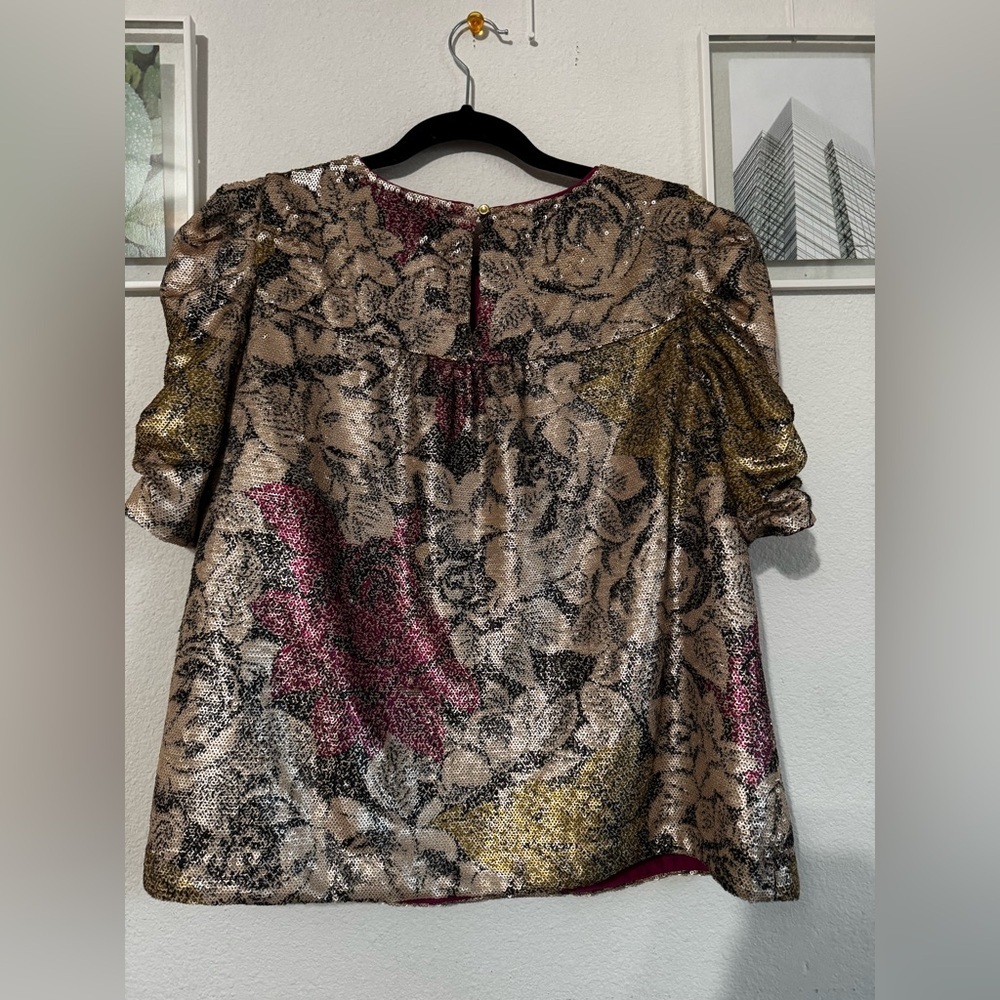 Anthropologie sequined blouse - Picture 5 of 9